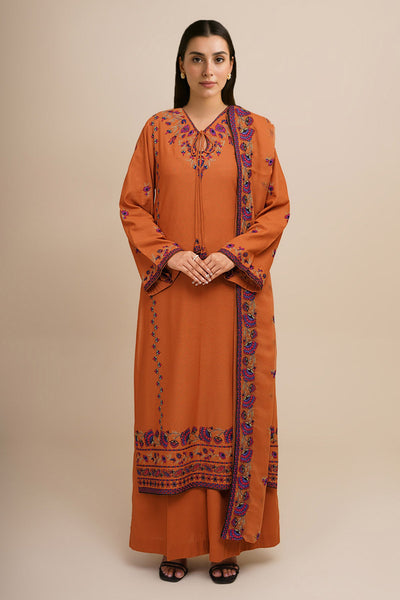 3 Piece - Embroidered Suit - E1772 - Shop Now at Kayseria