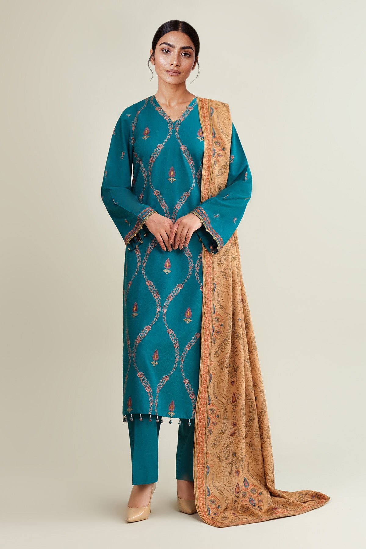 VISCOSE KARANDI | EMBROIDERED | E1776