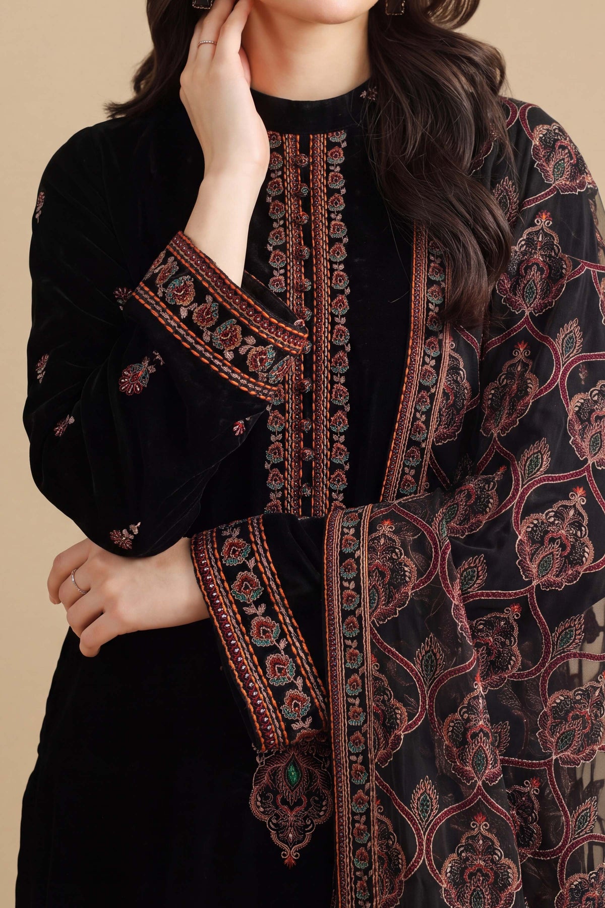 VELVET | EMBROIDERED