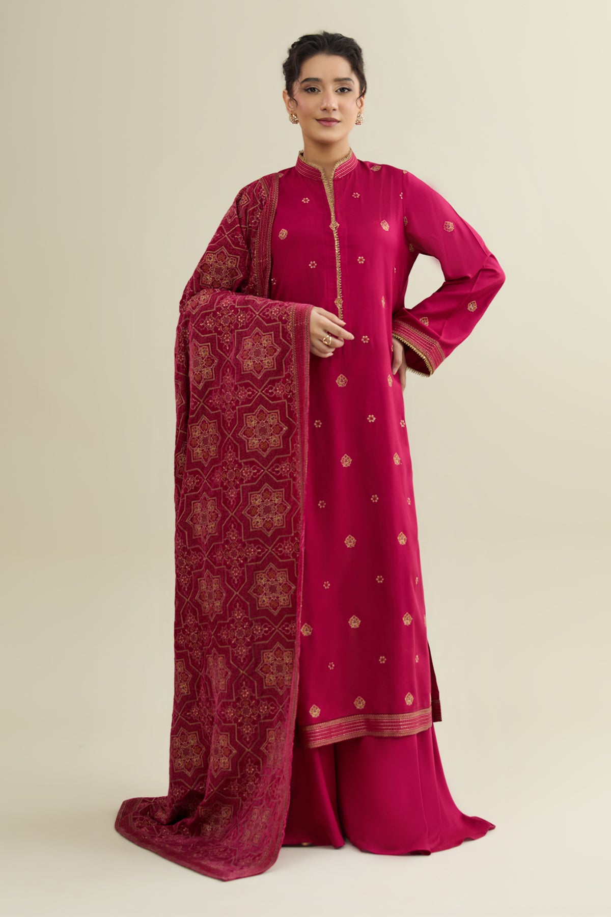 RAW SILK  |  EMBROIDERED