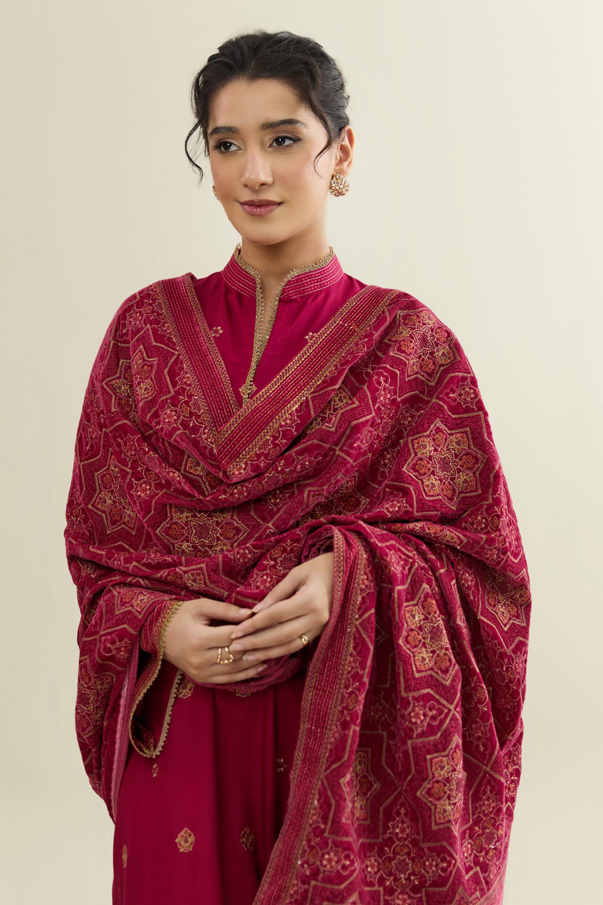 RAW SILK  |  EMBROIDERED