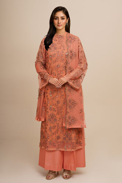 4 Piece - Embroidered Suit - E1795 - Shop Now at Kayseria