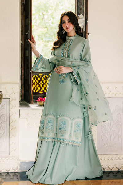 3 Piece - Embroidered Khaddar Suit - E1802 - Shop Now at Kayseria