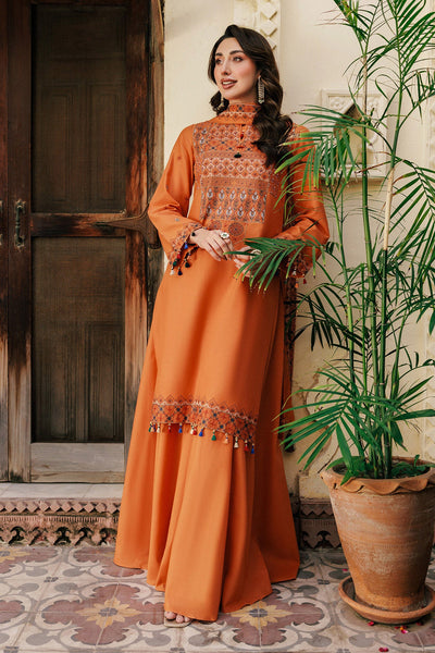 3 Piece - Embroidered Khaddar Suit - E1805 - Shop Now at Kayseria