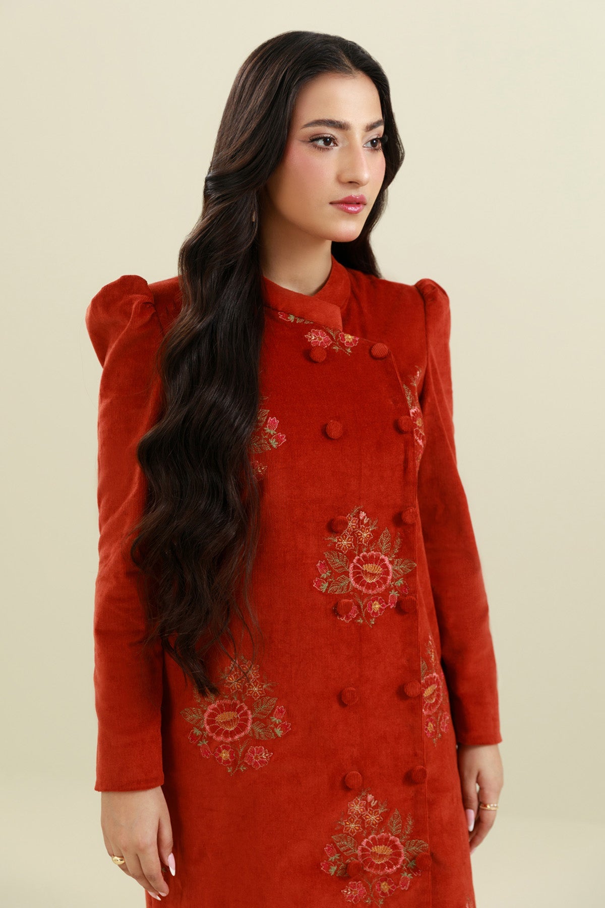2 Piece - Embroidered Suit - E1823 - Shop Now at Kayseria
