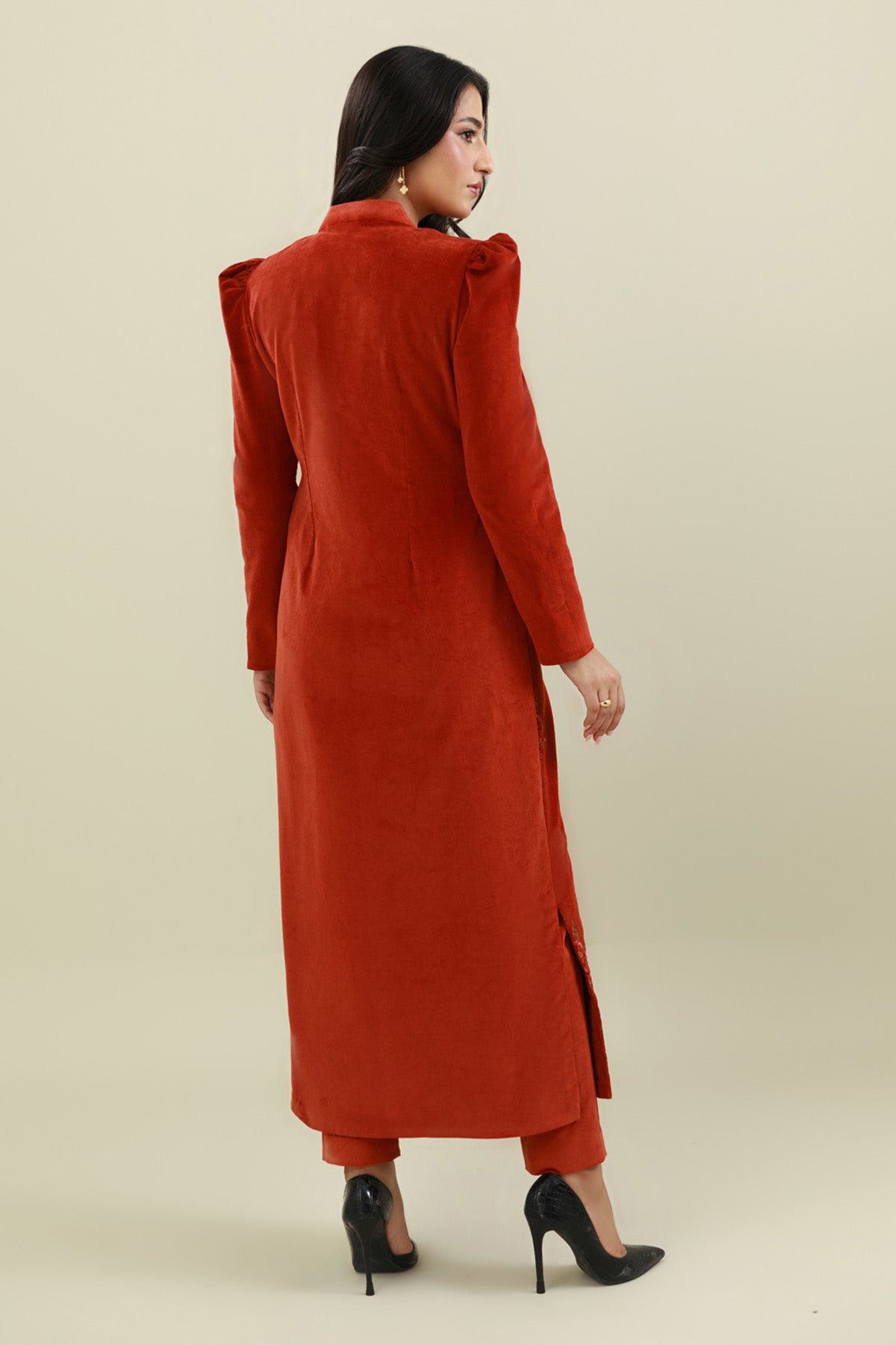 2 Piece - Embroidered Suit - E1823 - Shop Now at Kayseria