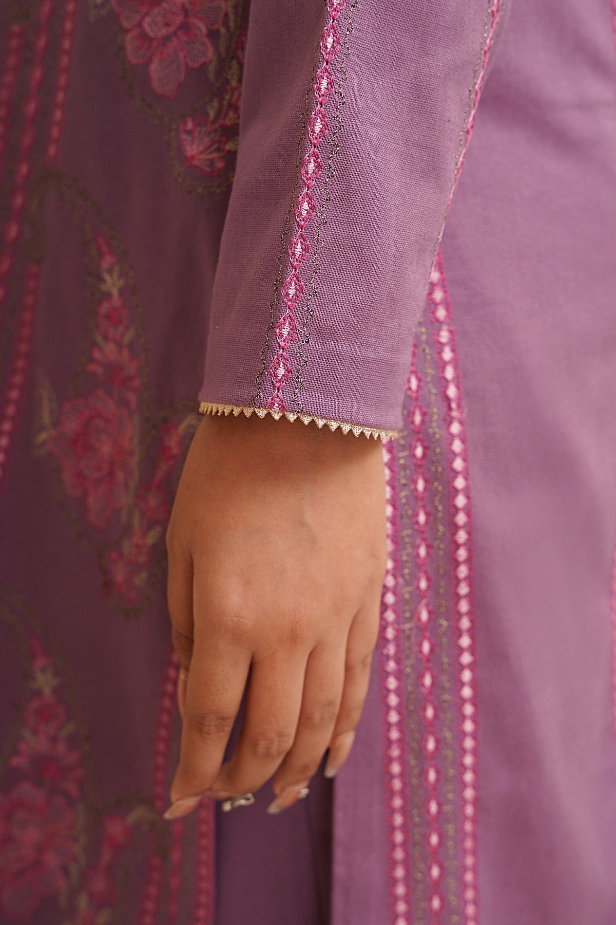 3 Piece - Embroidered Suit - E1836 - Shop Now at Kayseria