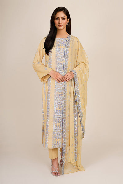 3 Piece - Embroidered Suit - E1838 - Shop Now at Kayseria