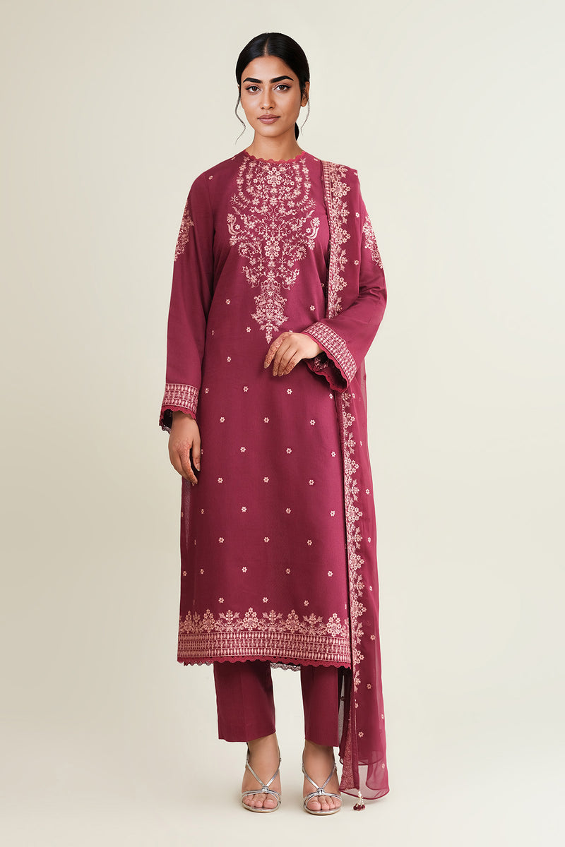 VISCOSE KARANDI  |  EMBROIDERED - Shop Now at Kayseria