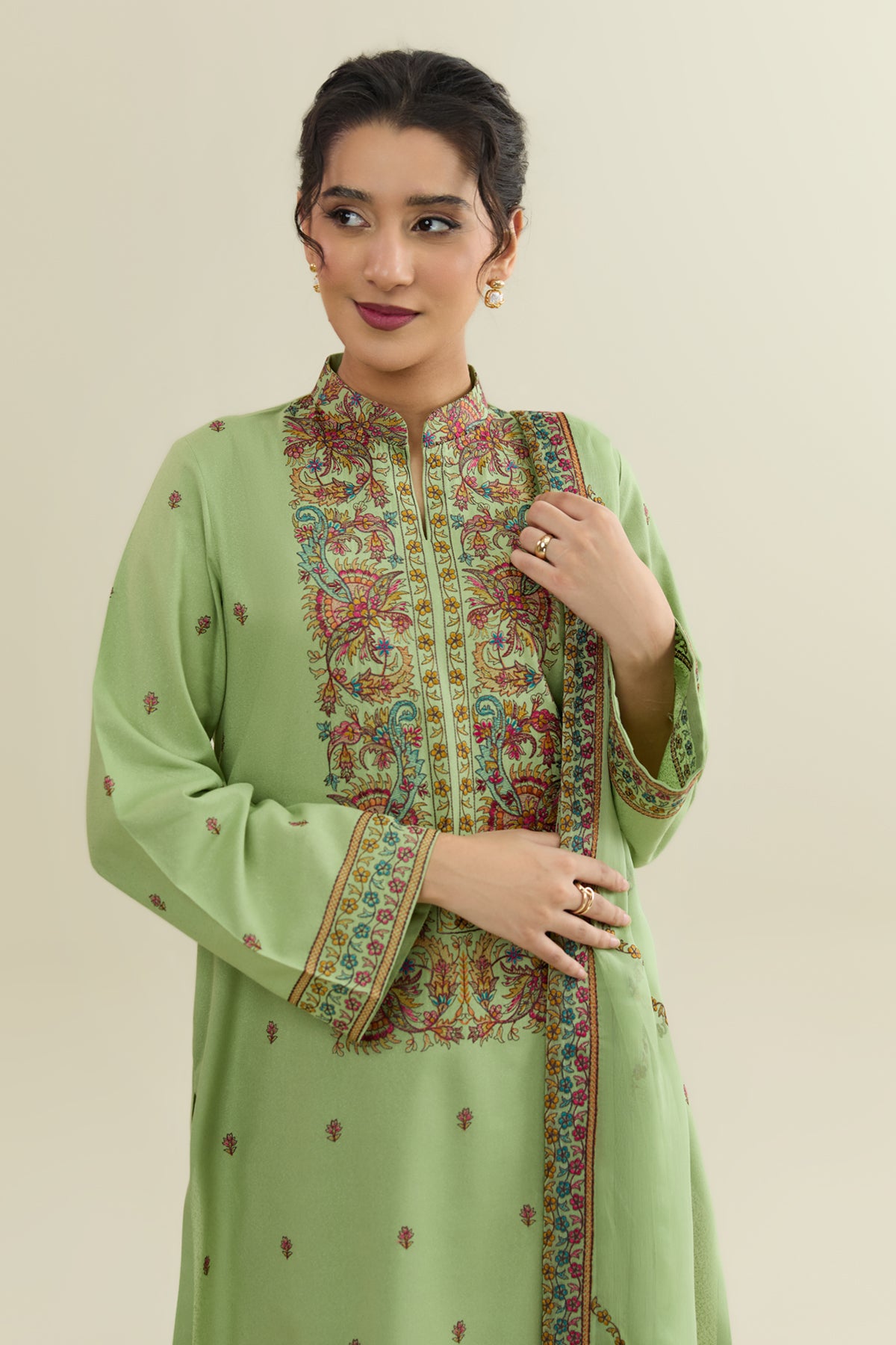 VISCOSE KARANDI  |  EMBROIDERED - Shop Now at Kayseria