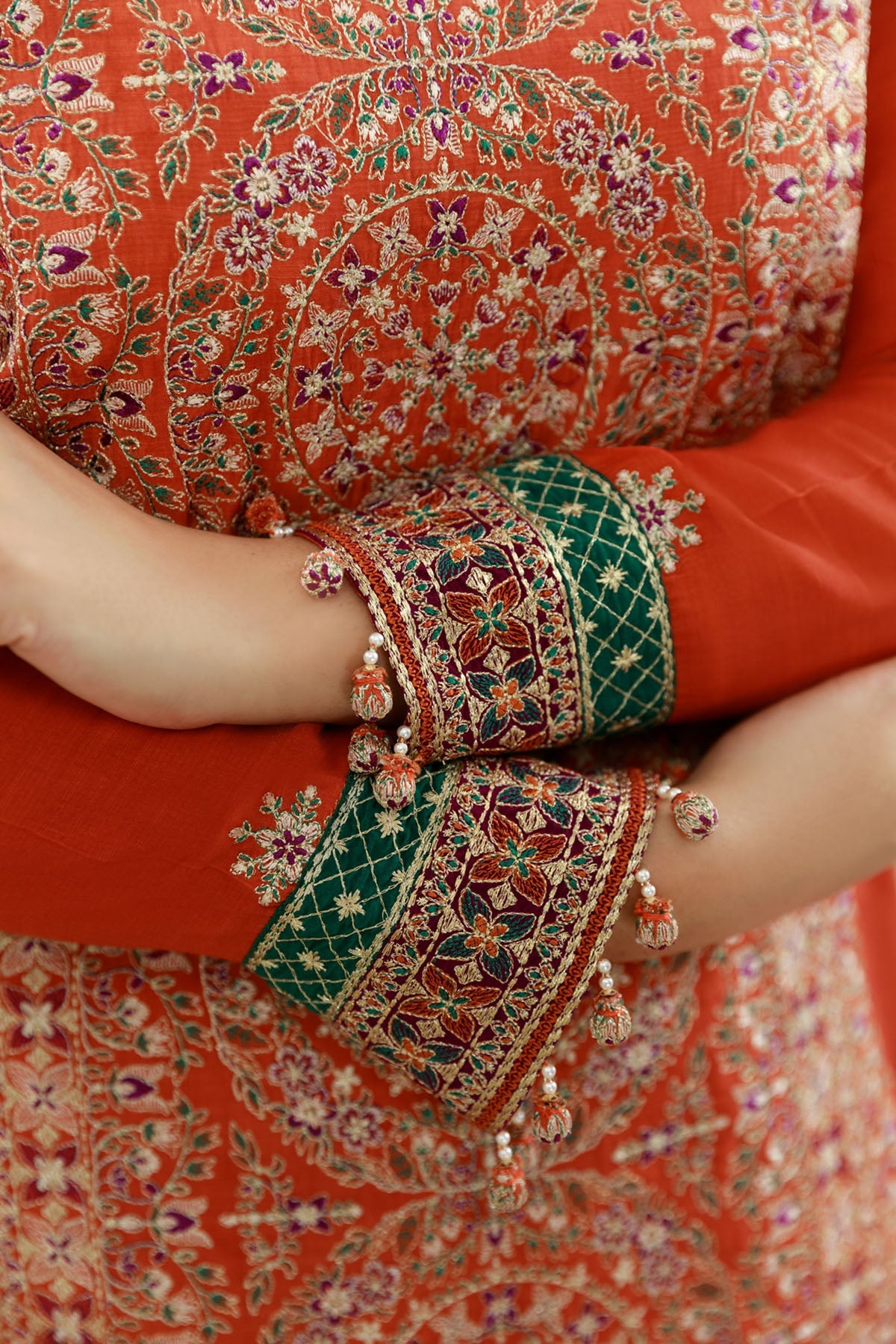 3 Piece - Embroidered Suit - E1858 - Shop Now at Kayseria