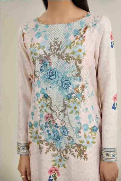 VISCOSE WOOL | EMBROIDERED | E1861