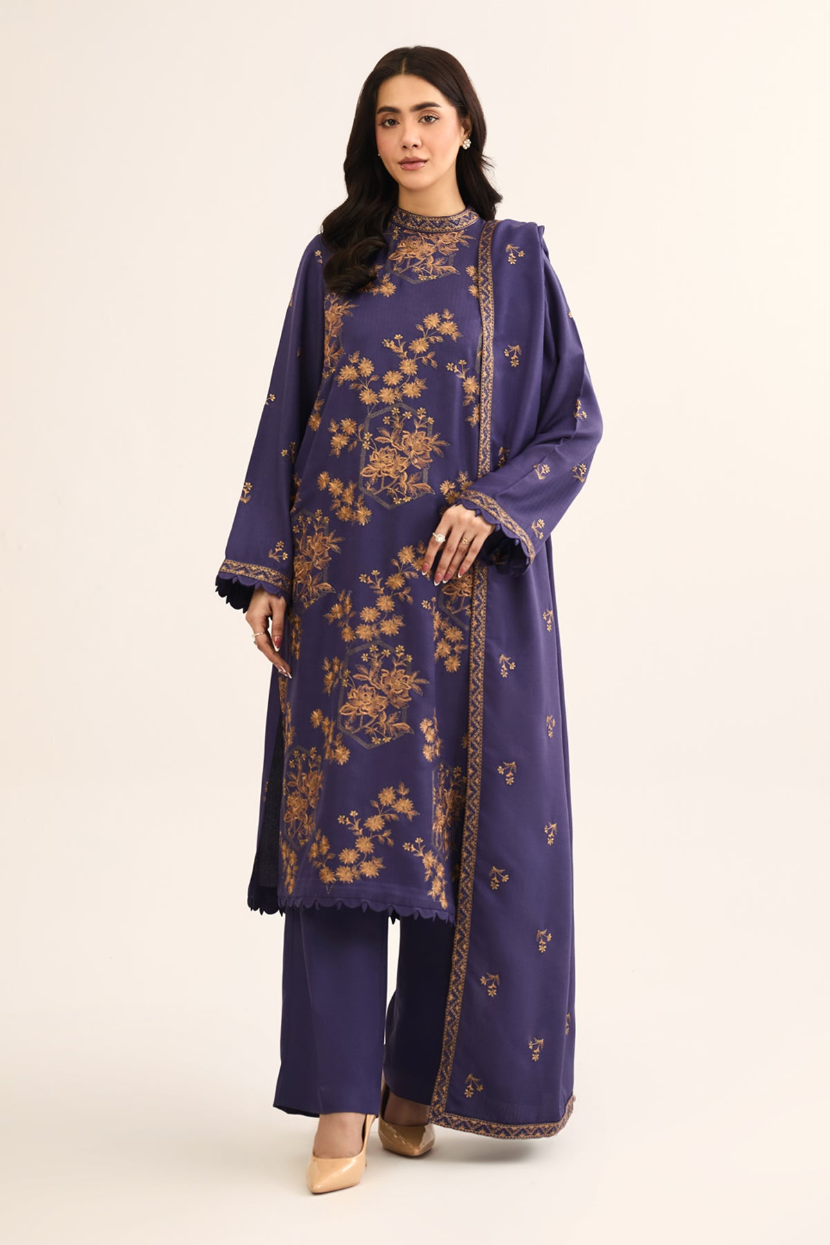 VISCOSE WOOL | EMBROIDERED - Shop Now at Kayseria