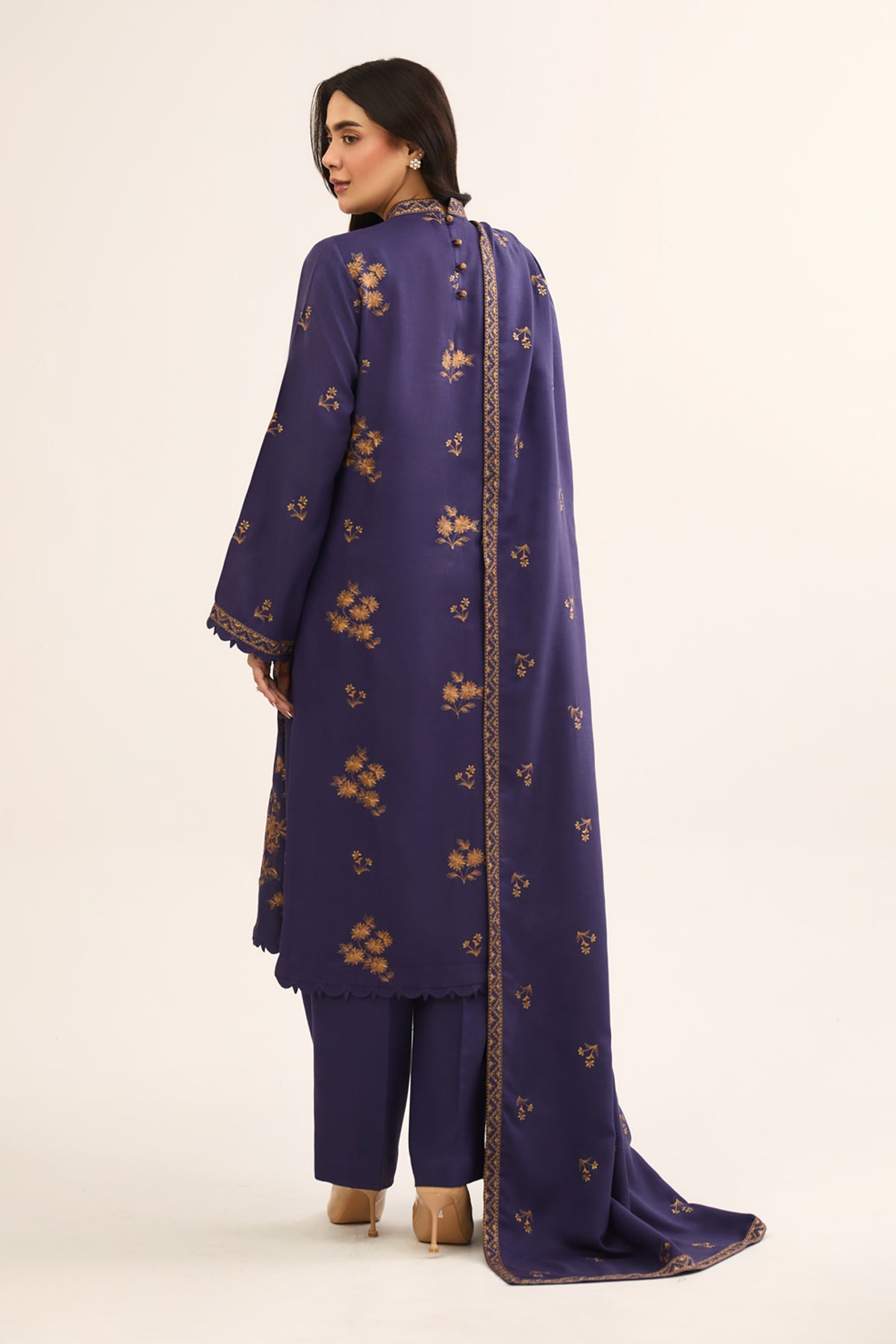 VISCOSE WOOL | EMBROIDERED - Shop Now at Kayseria
