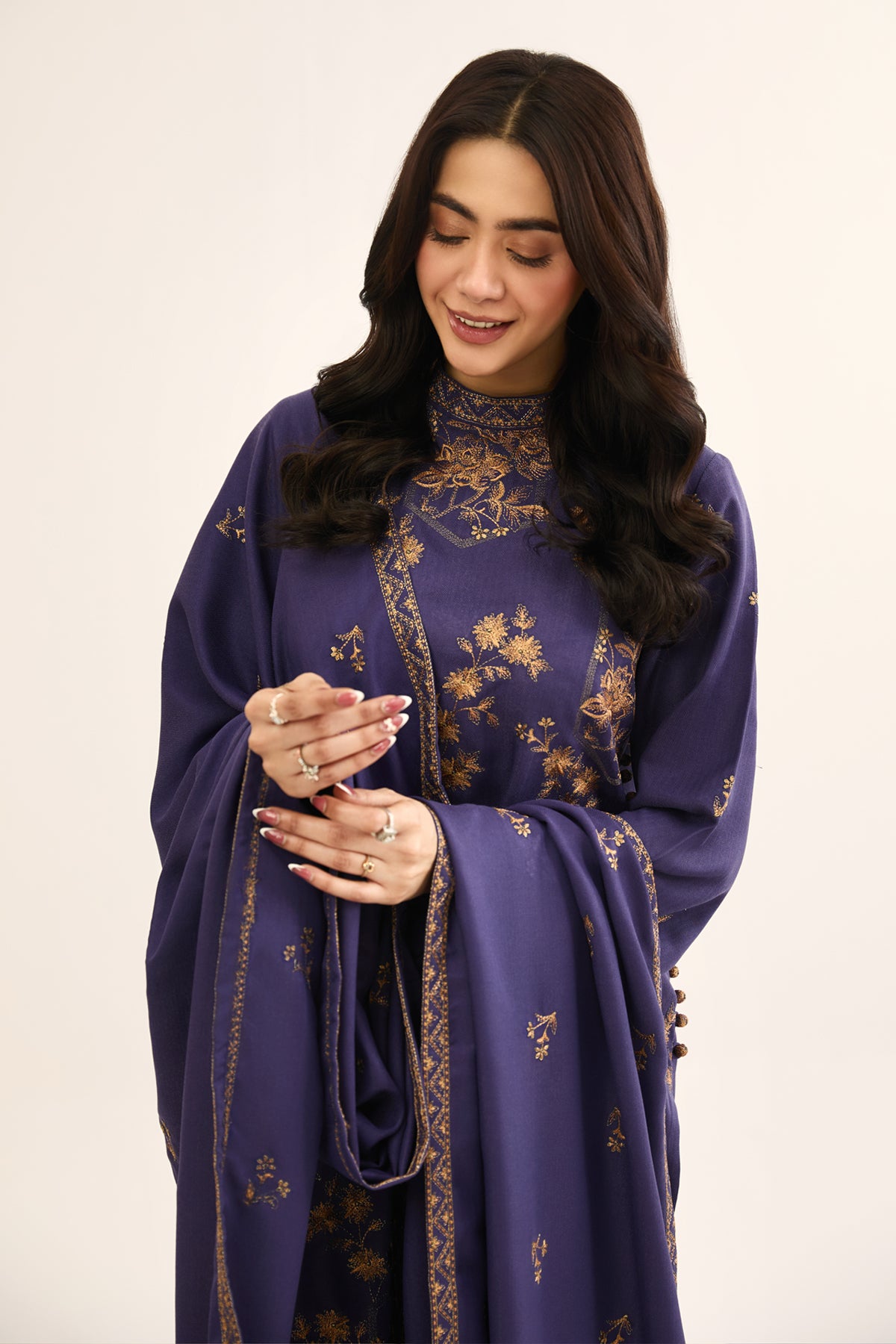 VISCOSE WOOL | EMBROIDERED - Shop Now at Kayseria