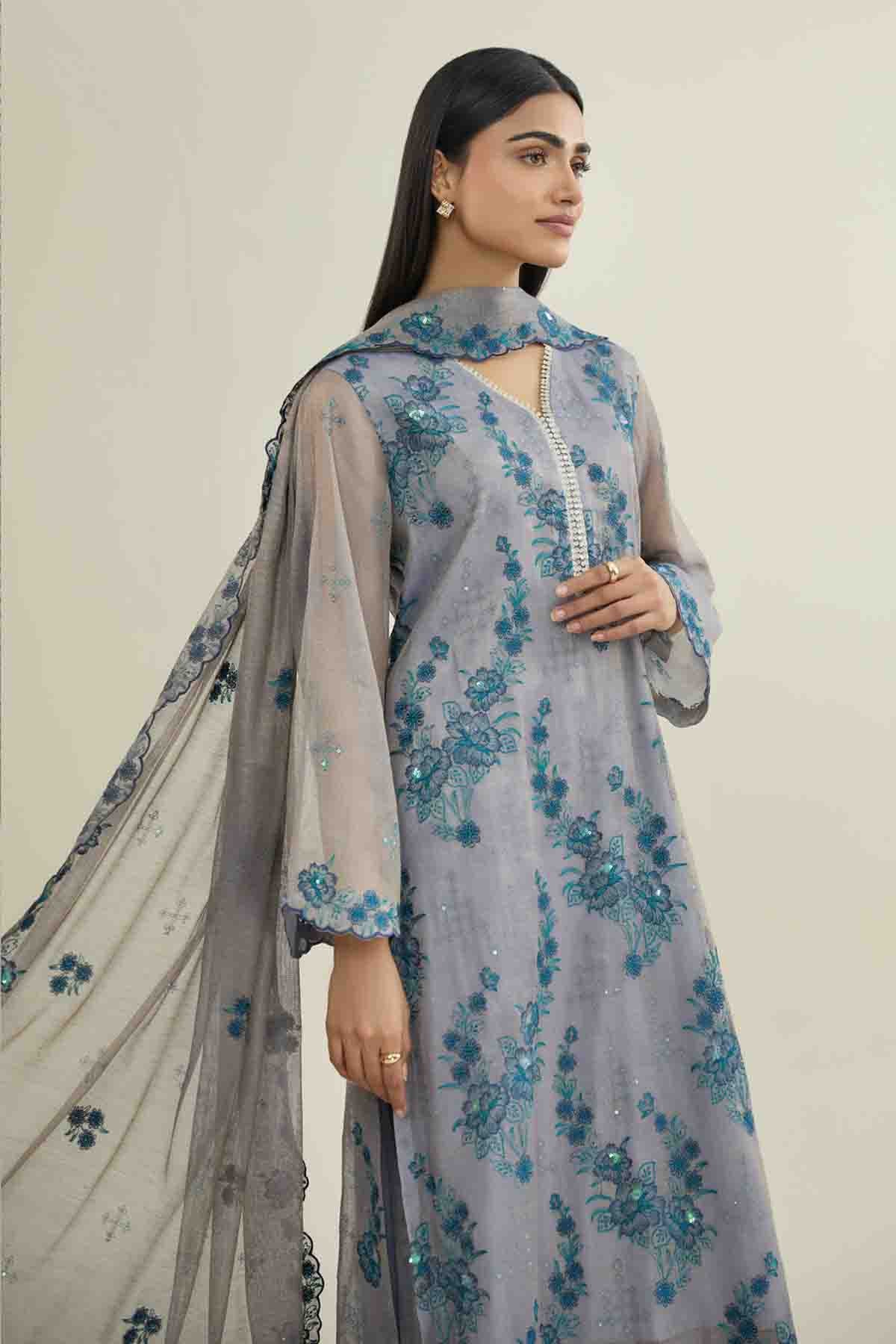 SHIMMER SILK | EMBROIDERED - Shop Now at Kayseria