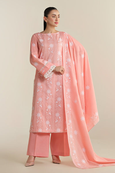 3 Piece - Embroidered Cotton Lawn Suit - E1920 - Shop Now at Kayseria