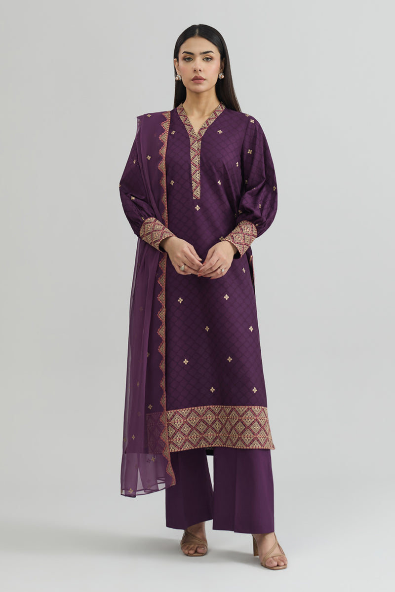 SELF JACQUARD | EMBROIDERED - Shop Now at Kayseria