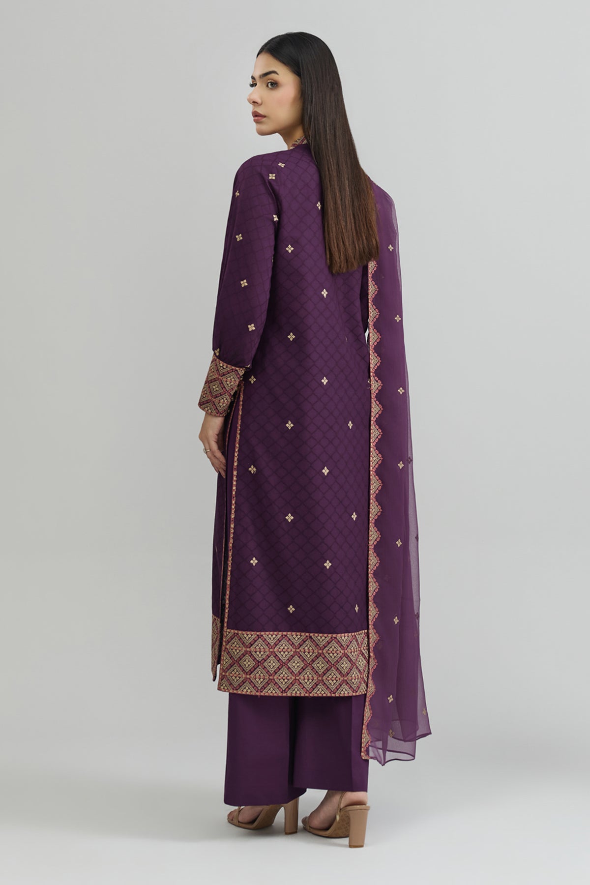 SELF JACQUARD | EMBROIDERED - Shop Now at Kayseria