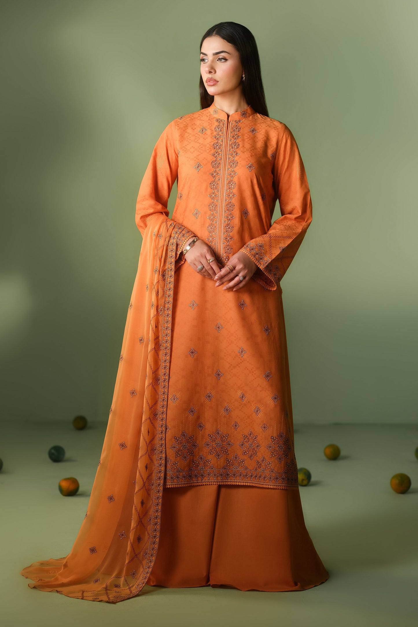 SELF JACQUARD | EMBROIDERED
