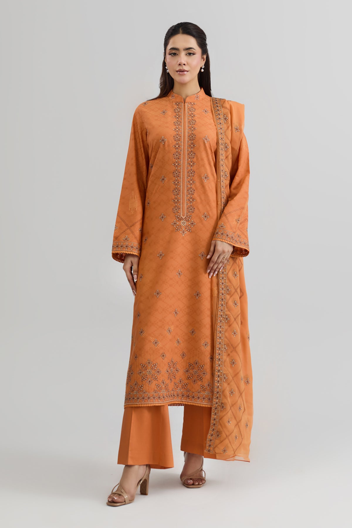 SELF JACQUARD | EMBROIDERED