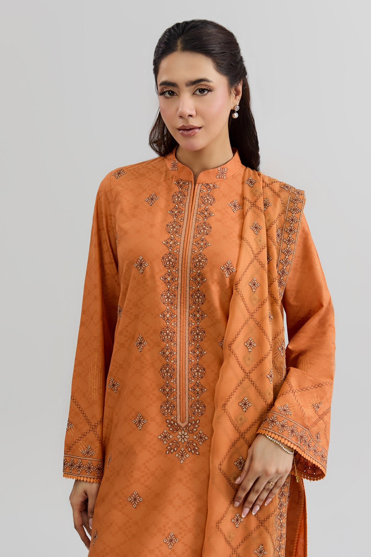 SELF JACQUARD | EMBROIDERED