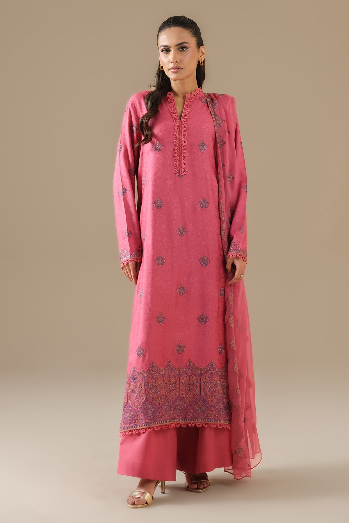 SELF JACQUARD | EMBROIDERED