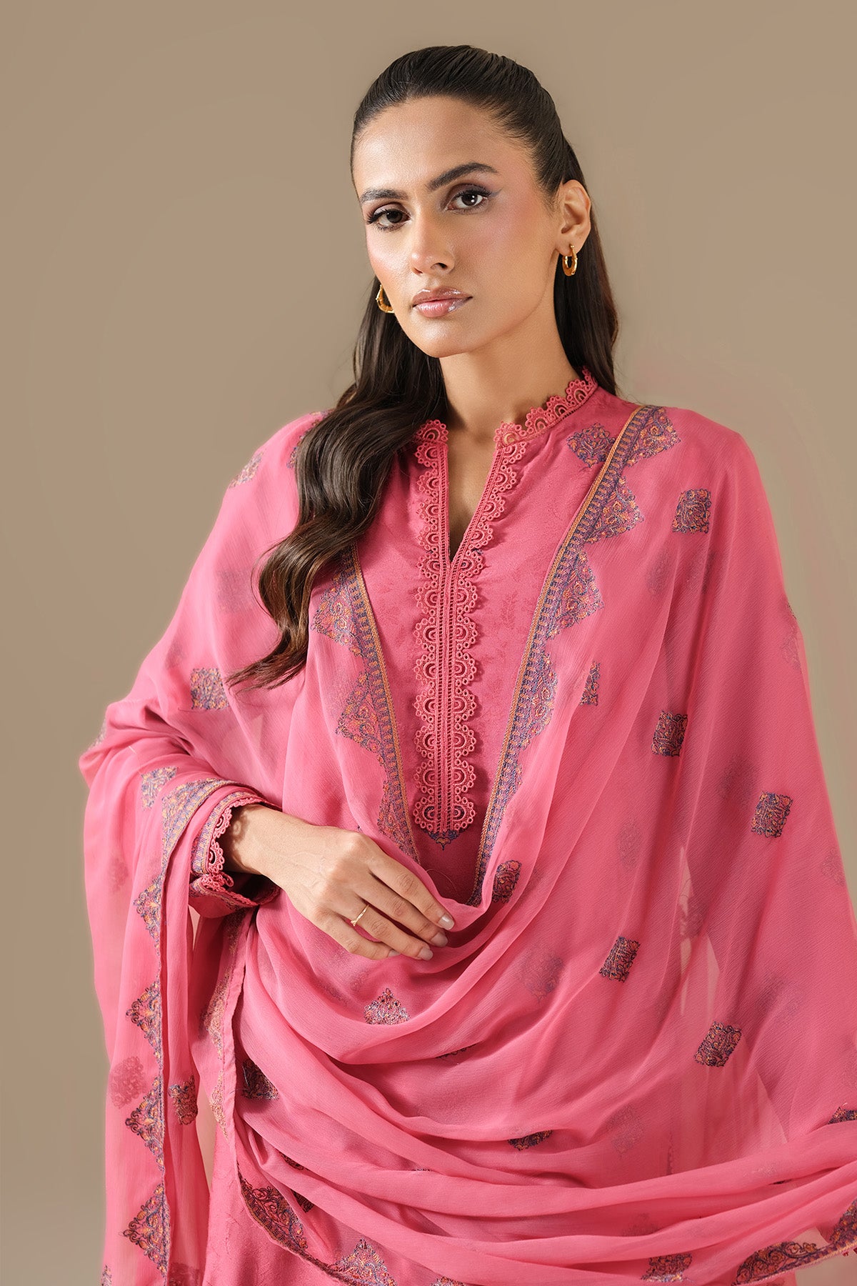 SELF JACQUARD | EMBROIDERED