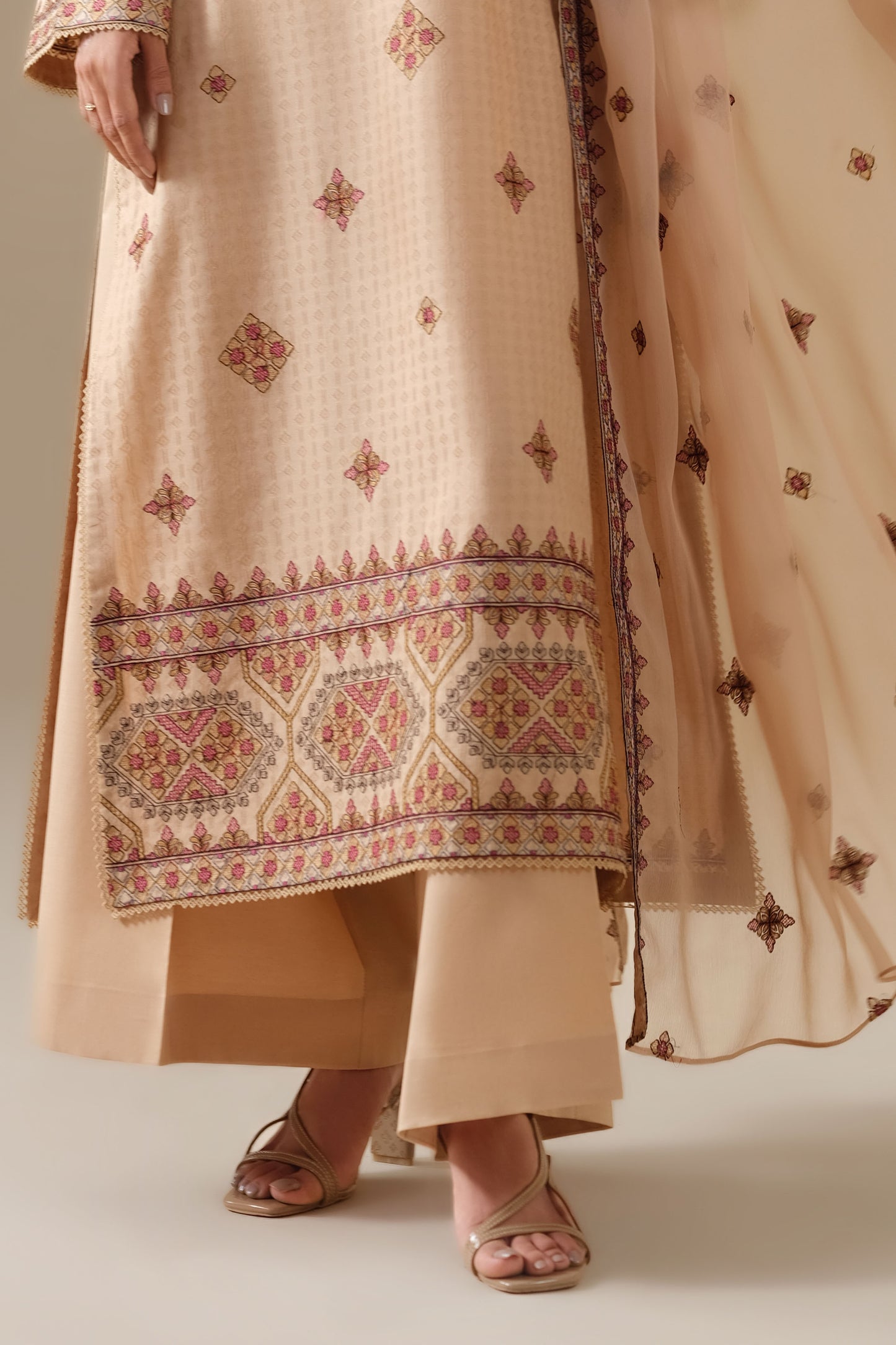 SELF JACQUARD | EMBROIDERED