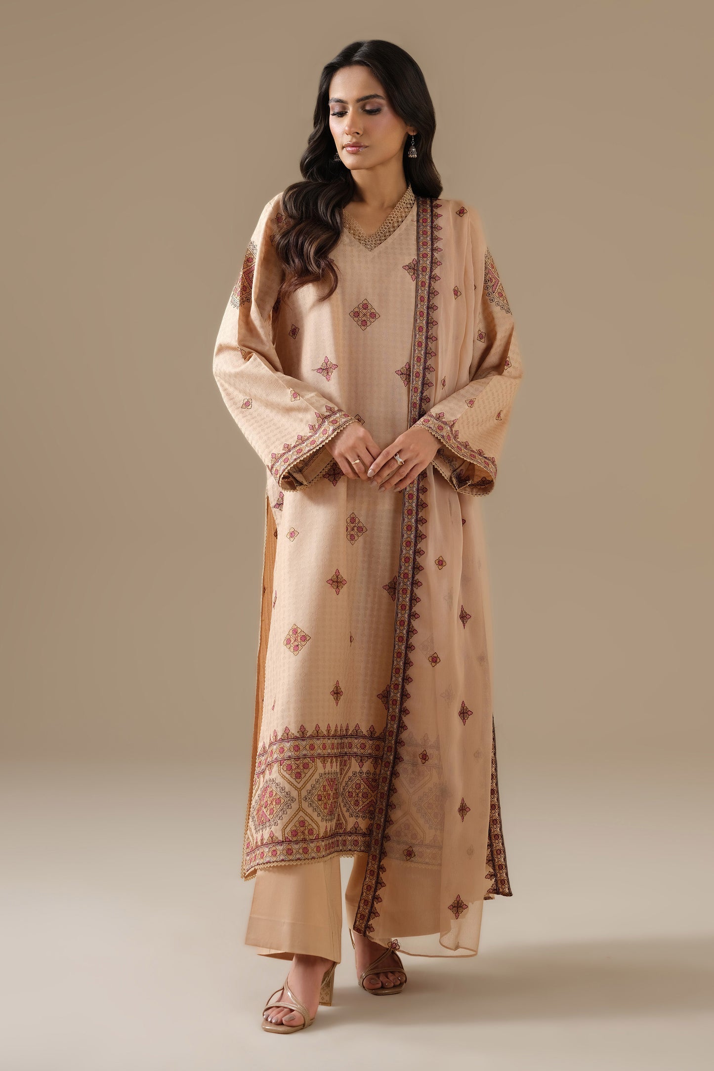 SELF JACQUARD | EMBROIDERED