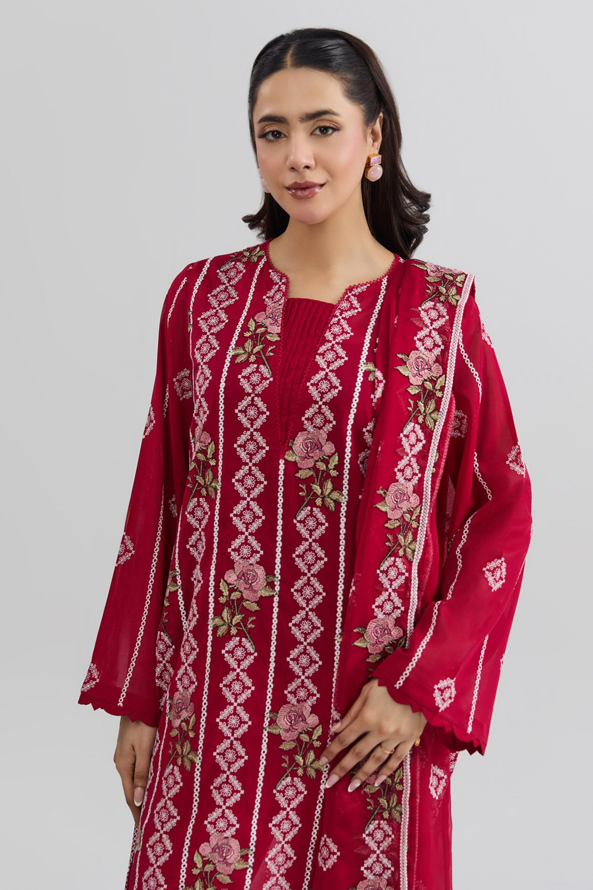SWISS LAWN | EMBROIDERED