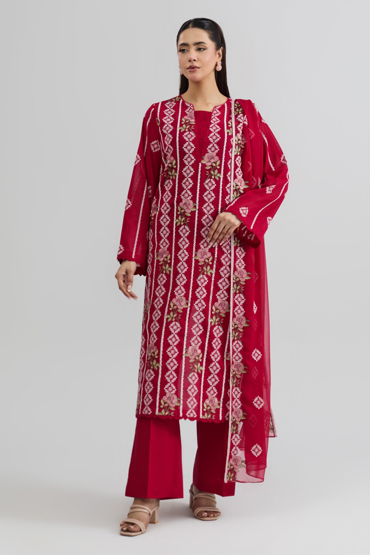 SWISS LAWN | EMBROIDERED