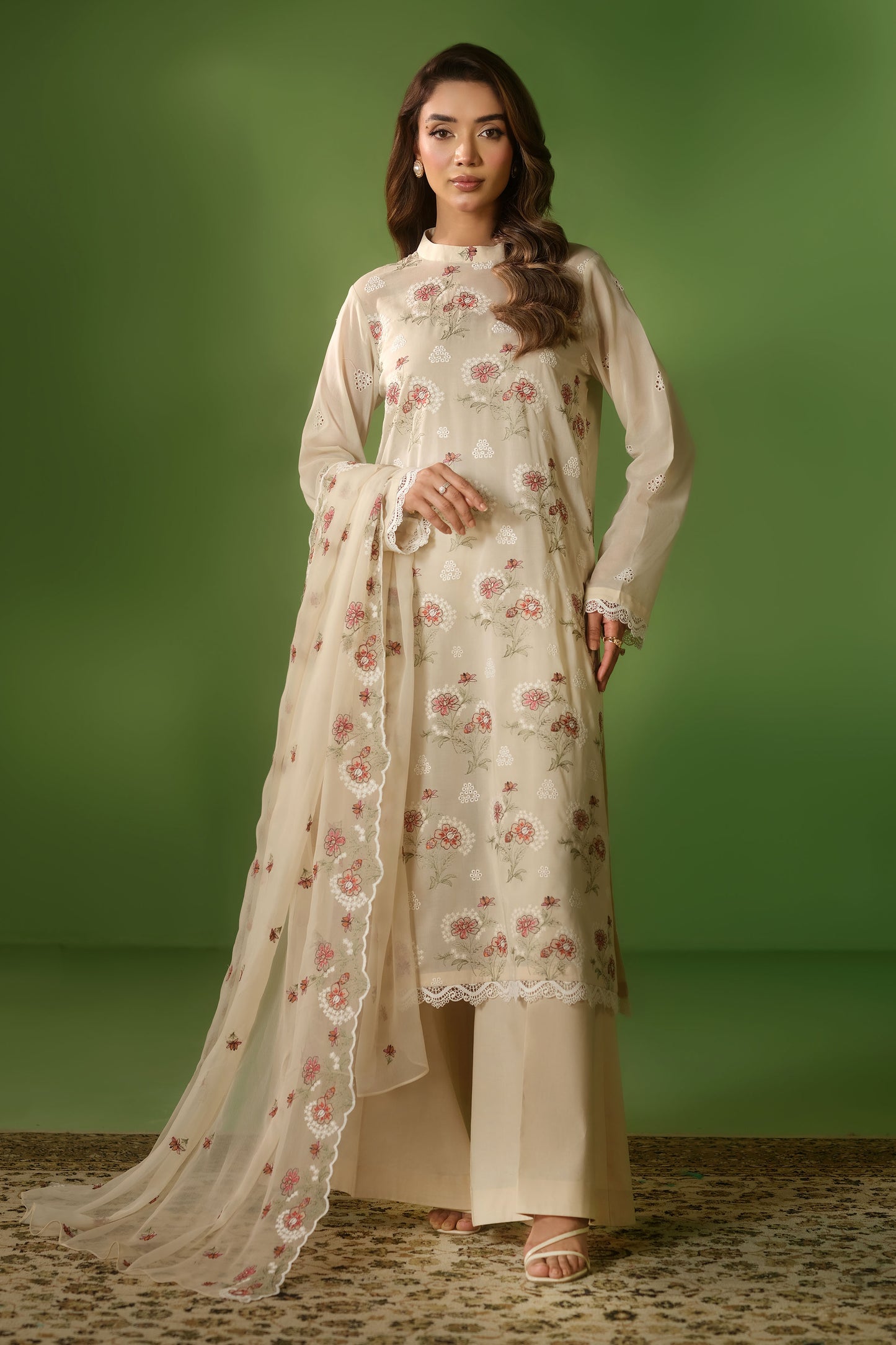 SWISS LAWN | EMBROIDERED