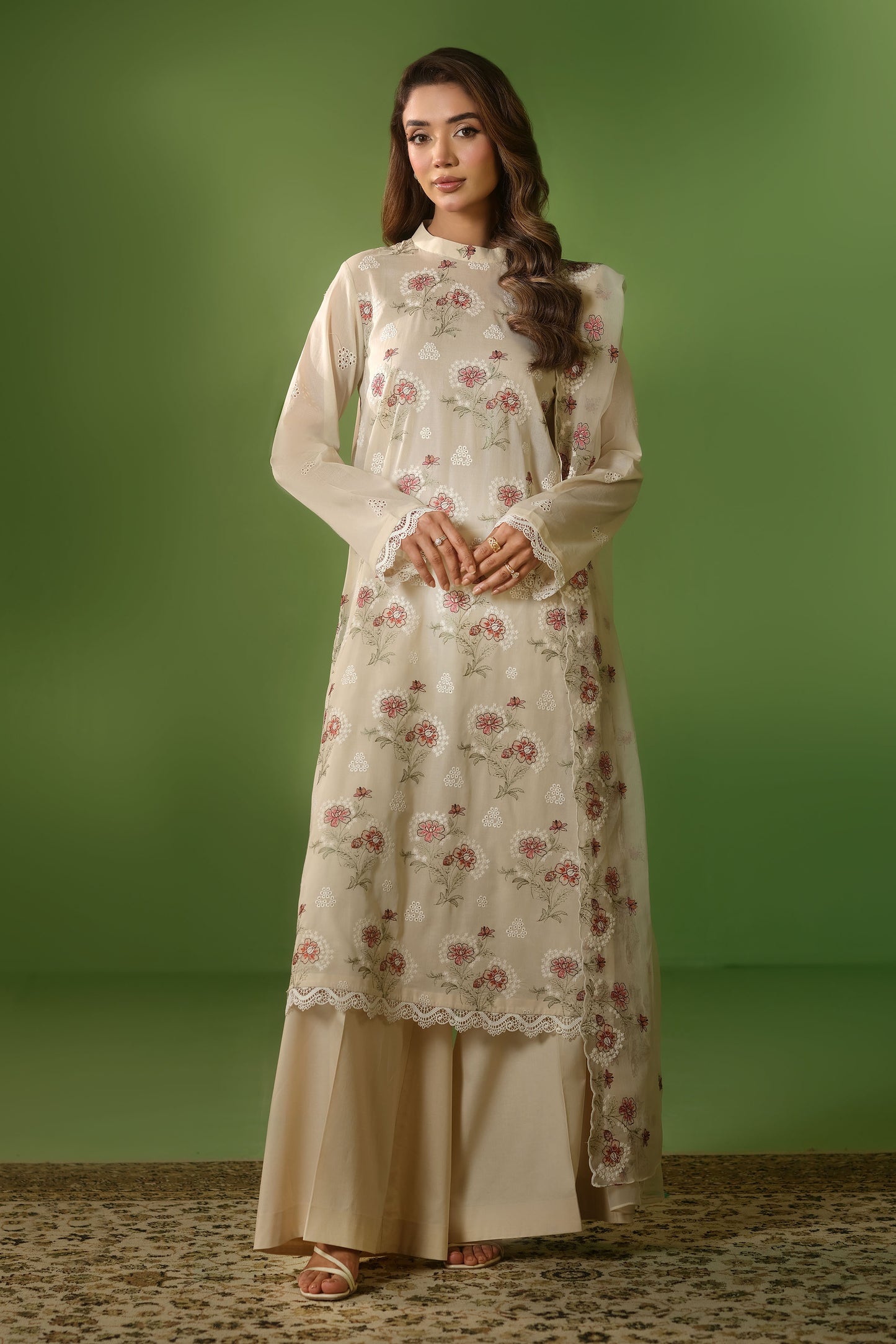 SWISS LAWN | EMBROIDERED