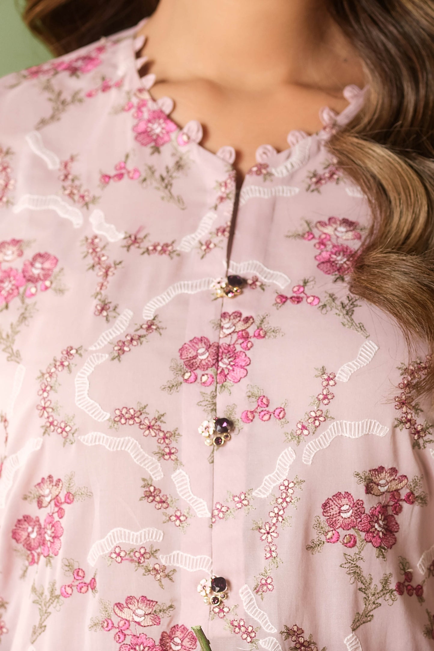 SWISS LAWN | EMBROIDERED