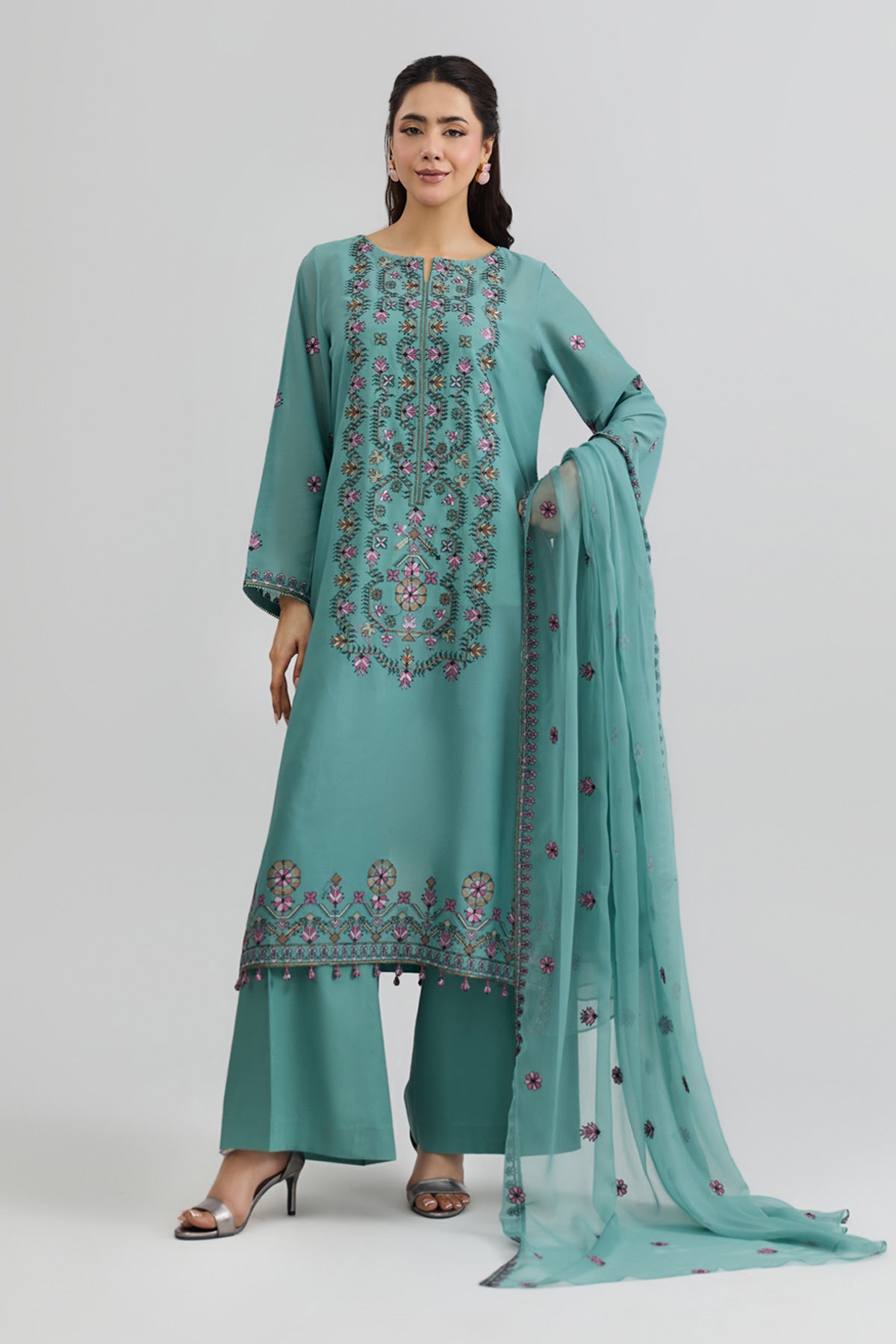 SWISS LAWN | EMBROIDERED