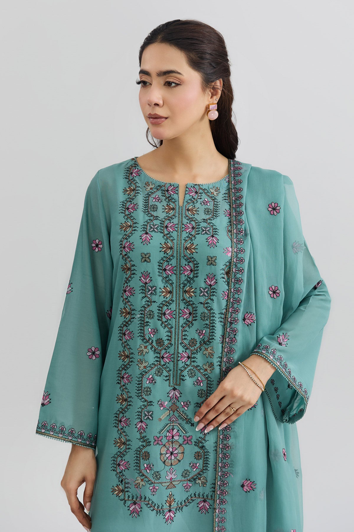 SWISS LAWN | EMBROIDERED