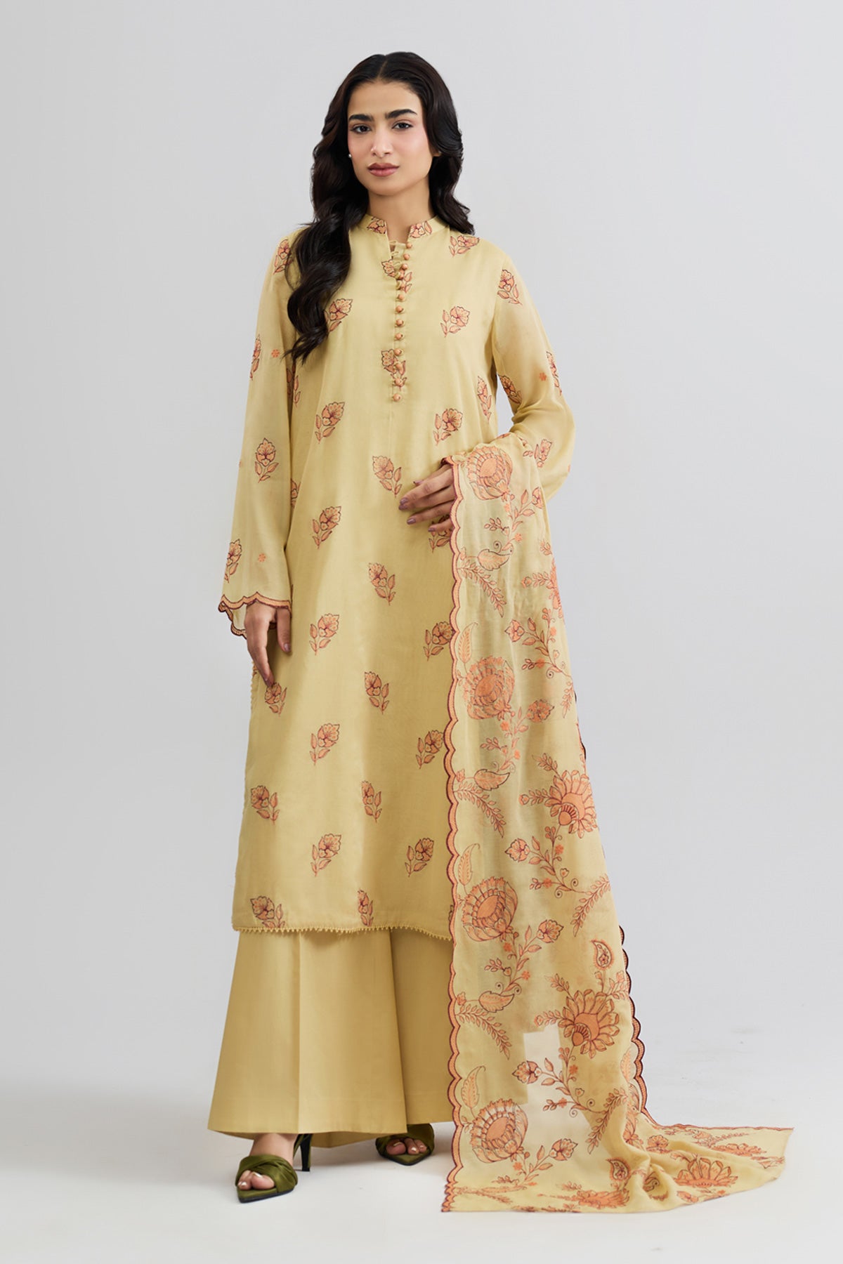 DHAKA MALMAL | EMBROIDERED - Shop Now at Kayseria