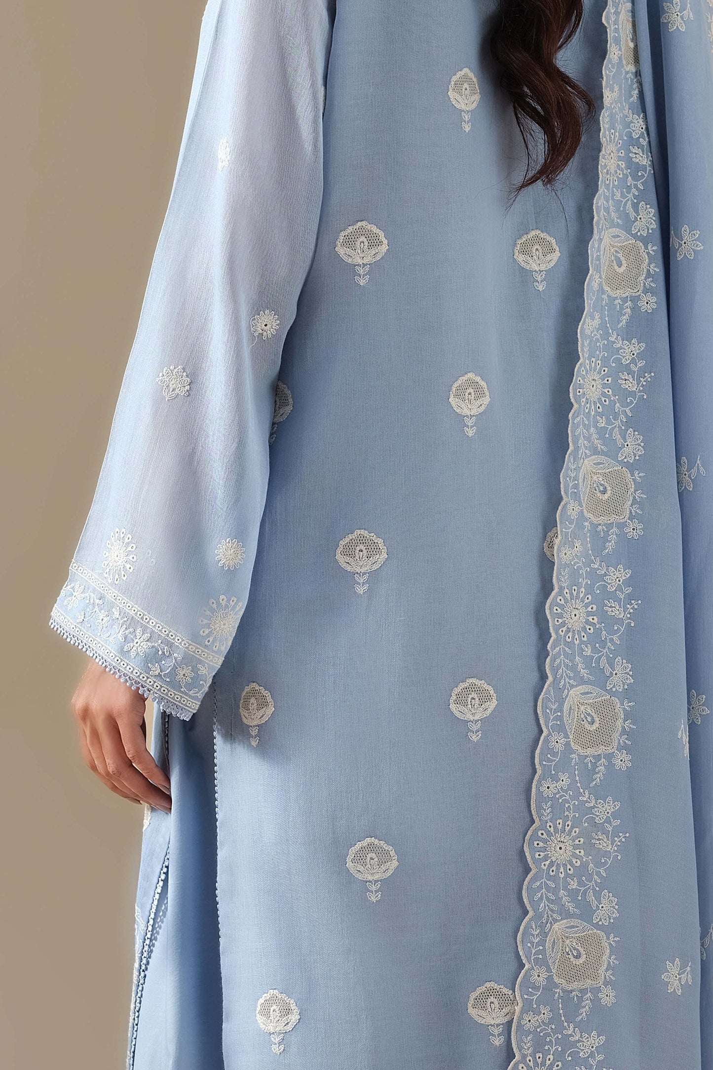 DHAKA MALMAL | EMBROIDERED