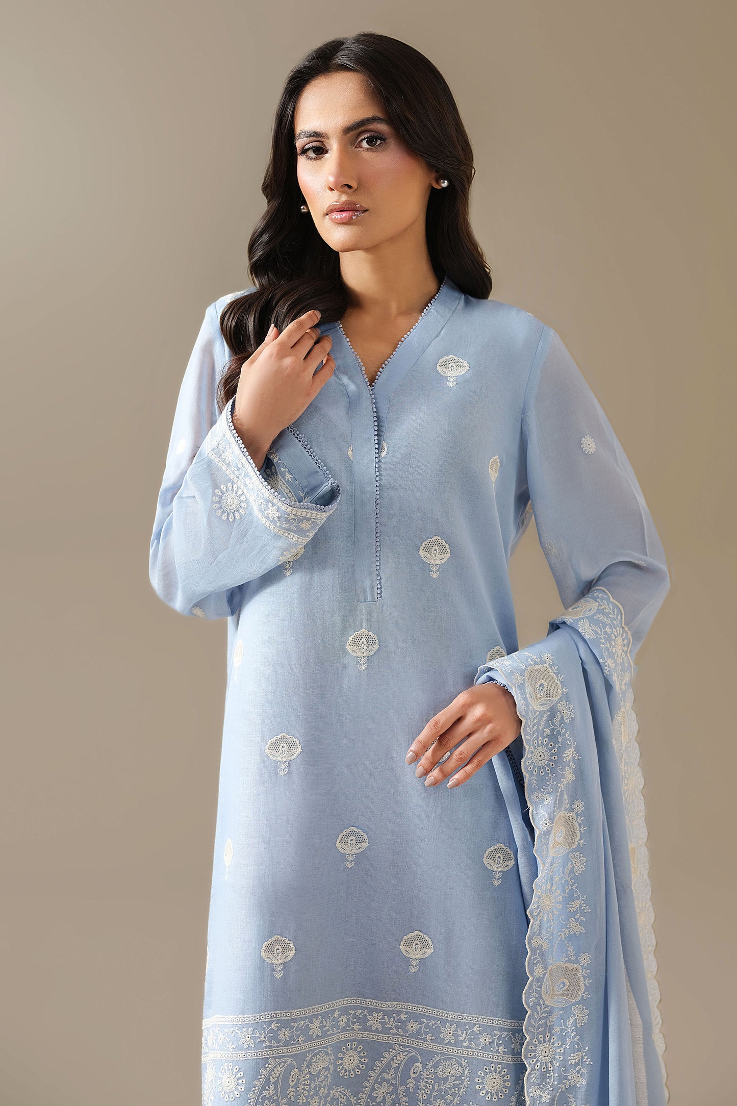 DHAKA MALMAL | EMBROIDERED