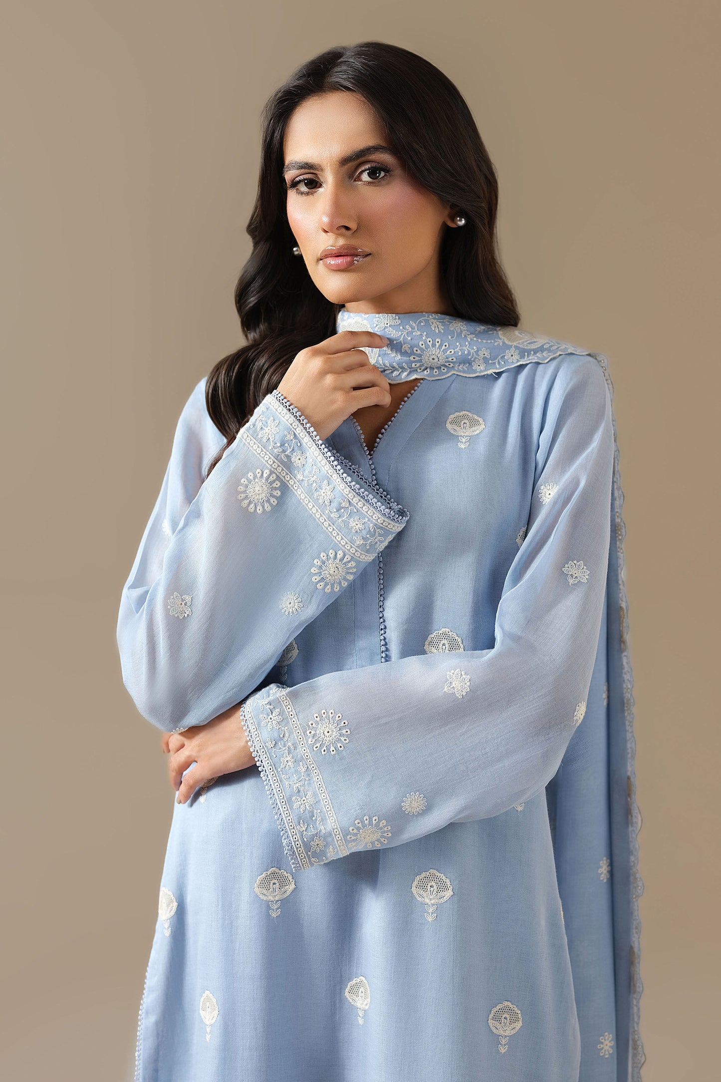 DHAKA MALMAL | EMBROIDERED