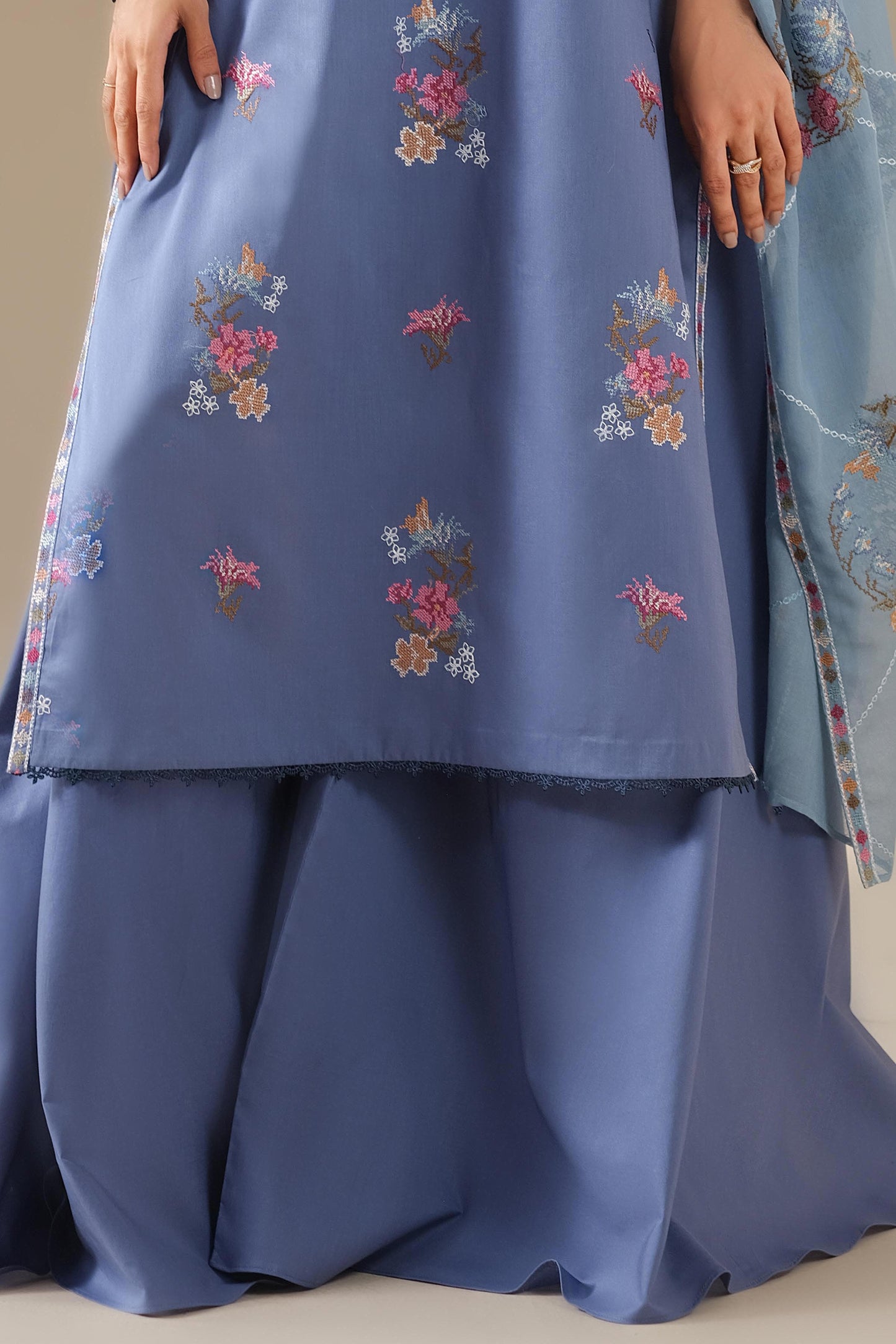 DHAKA MALMAL | EMBROIDERED