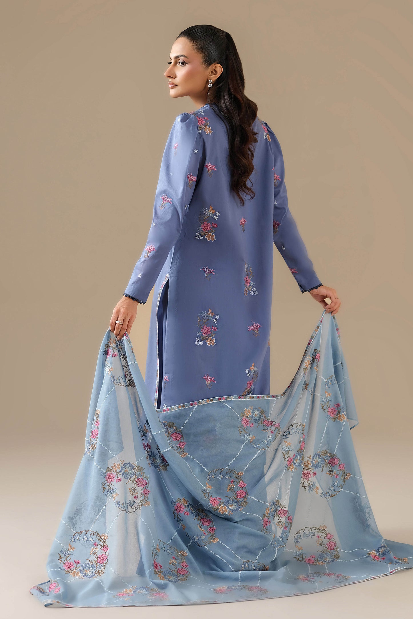 DHAKA MALMAL | EMBROIDERED