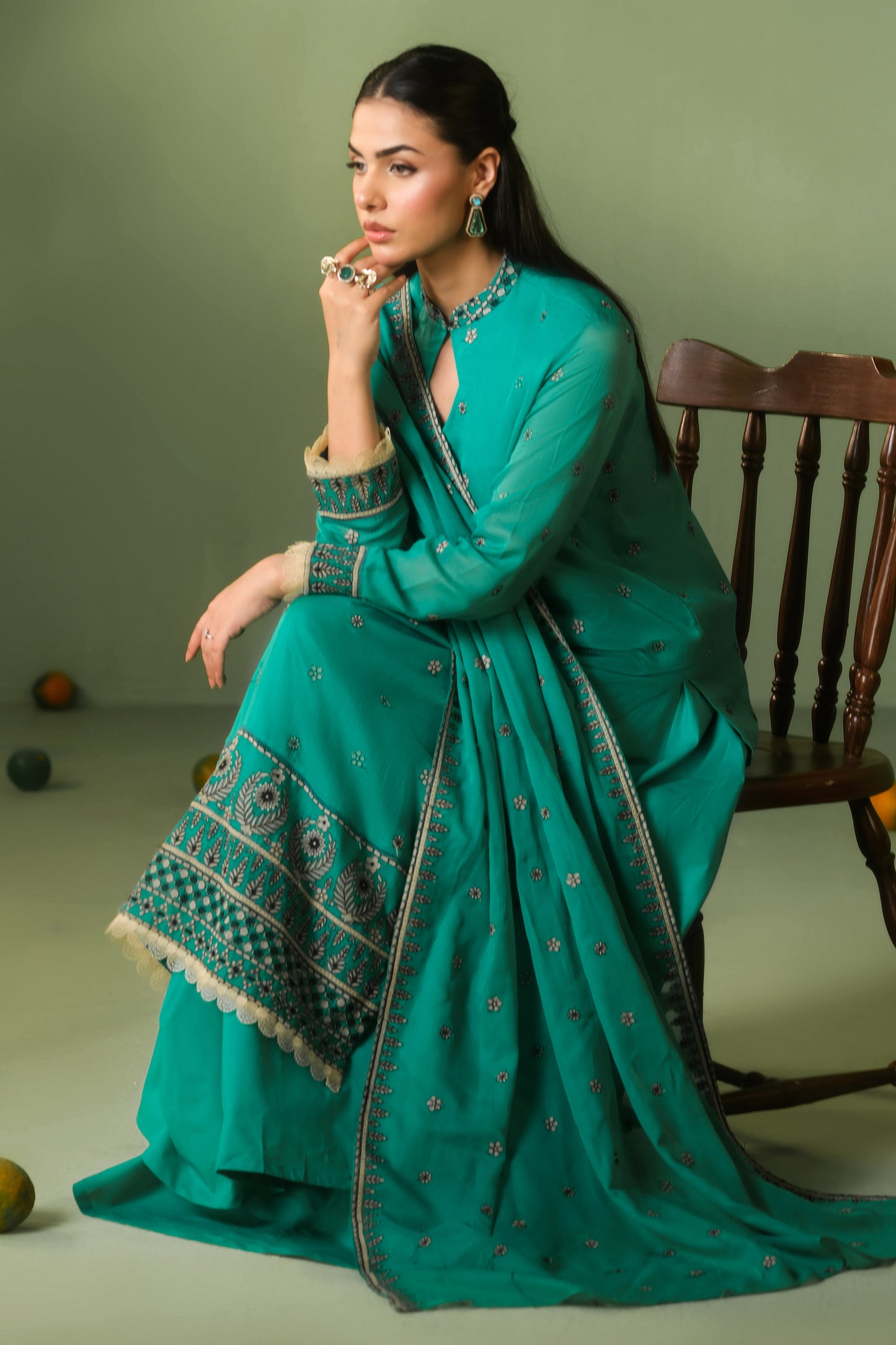 DHAKA MALMAL | EMBROIDERED