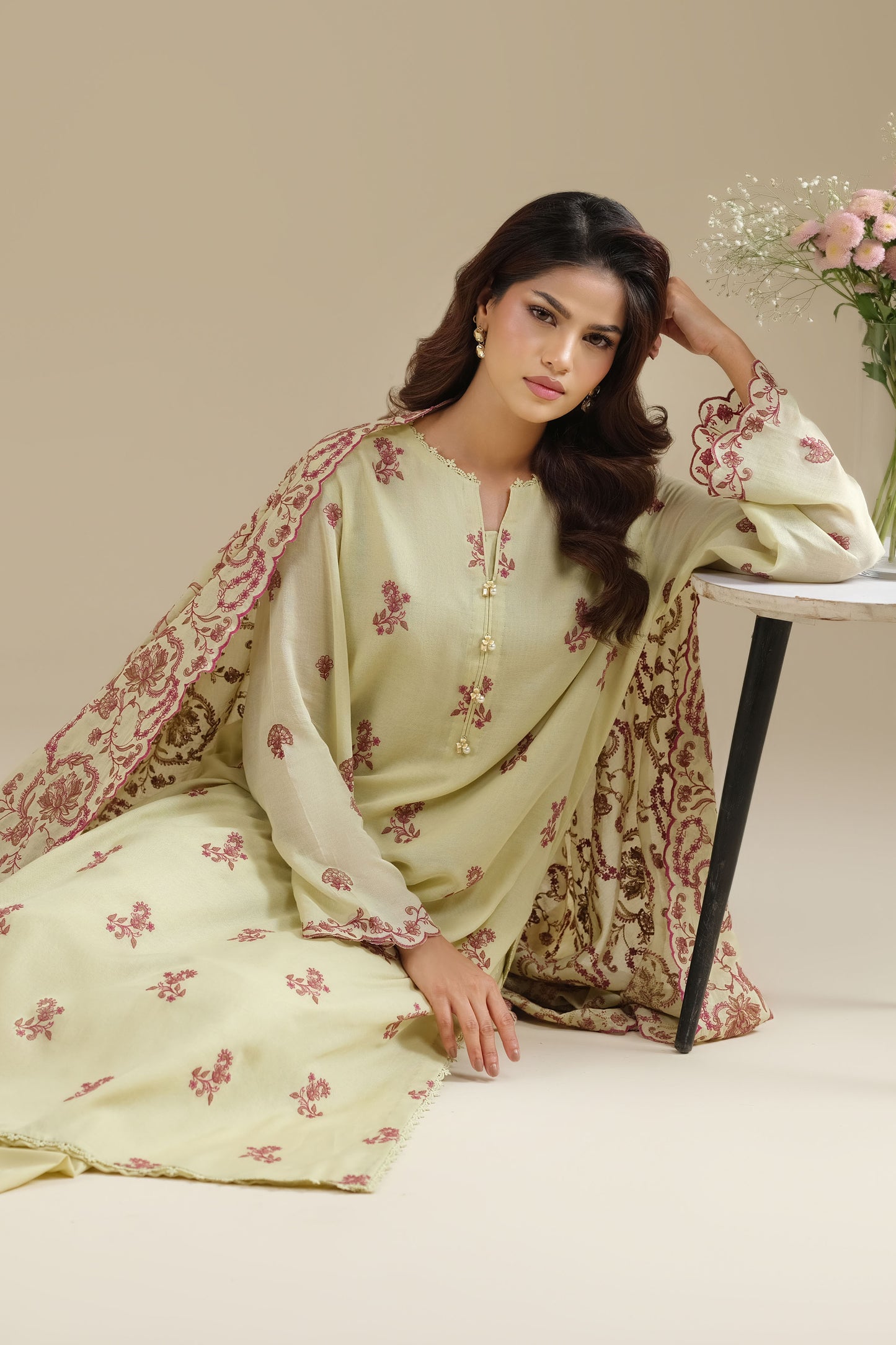 DHAKA MALMAL | EMBROIDERED