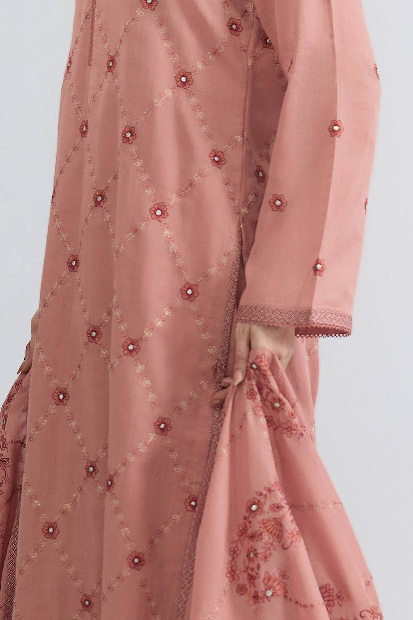 DHAKA MALMAL | EMBROIDERED