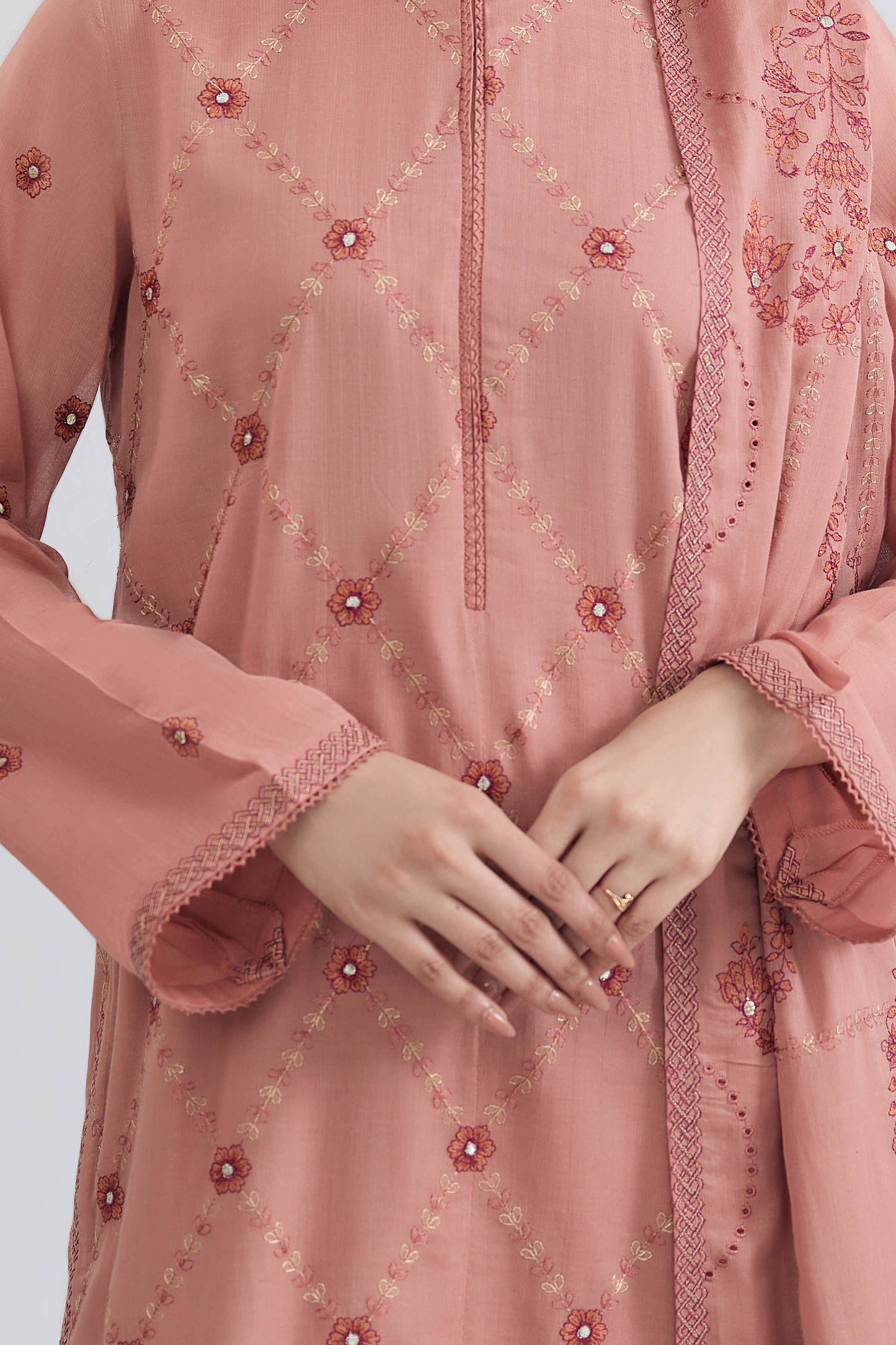 DHAKA MALMAL | EMBROIDERED