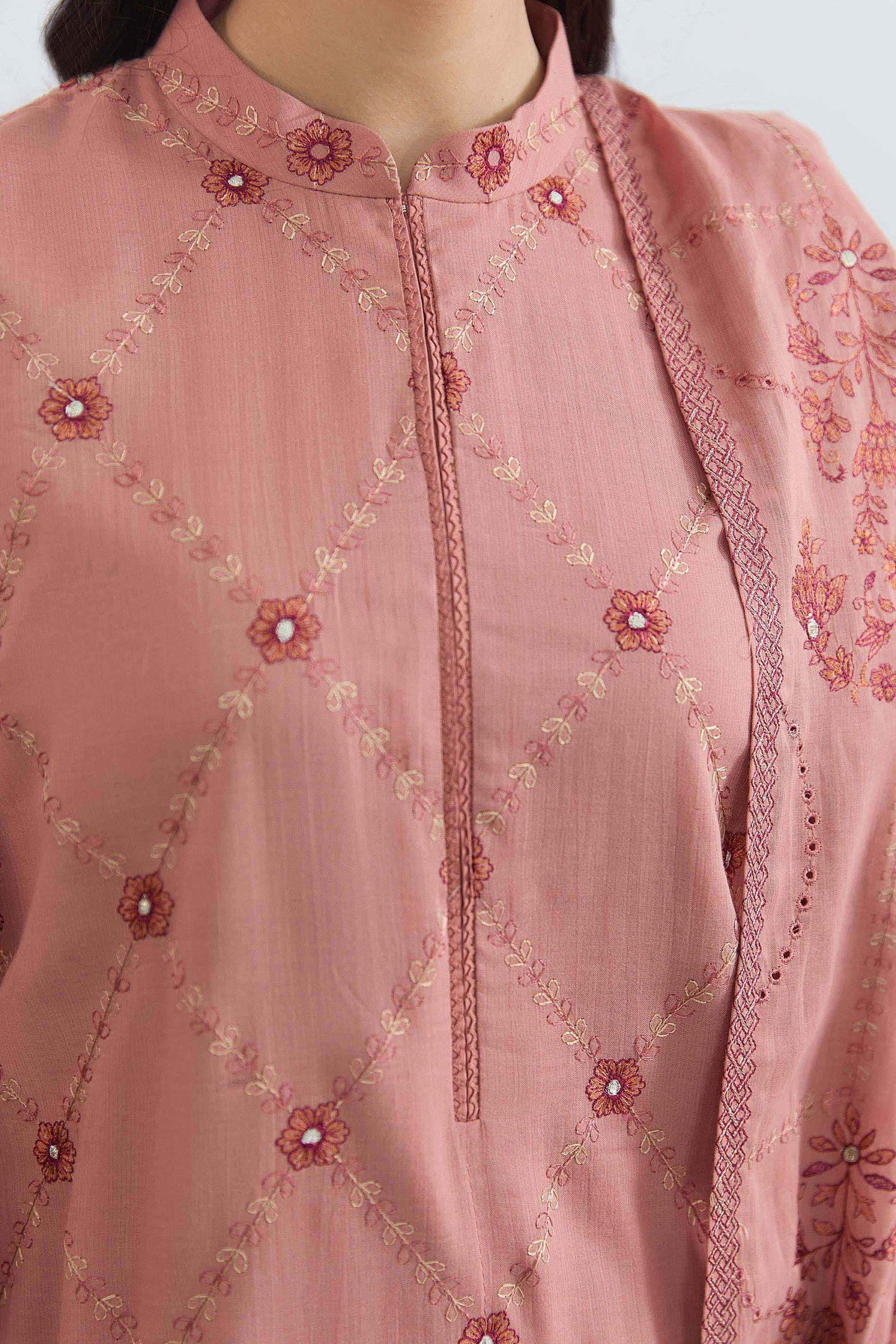 DHAKA MALMAL | EMBROIDERED
