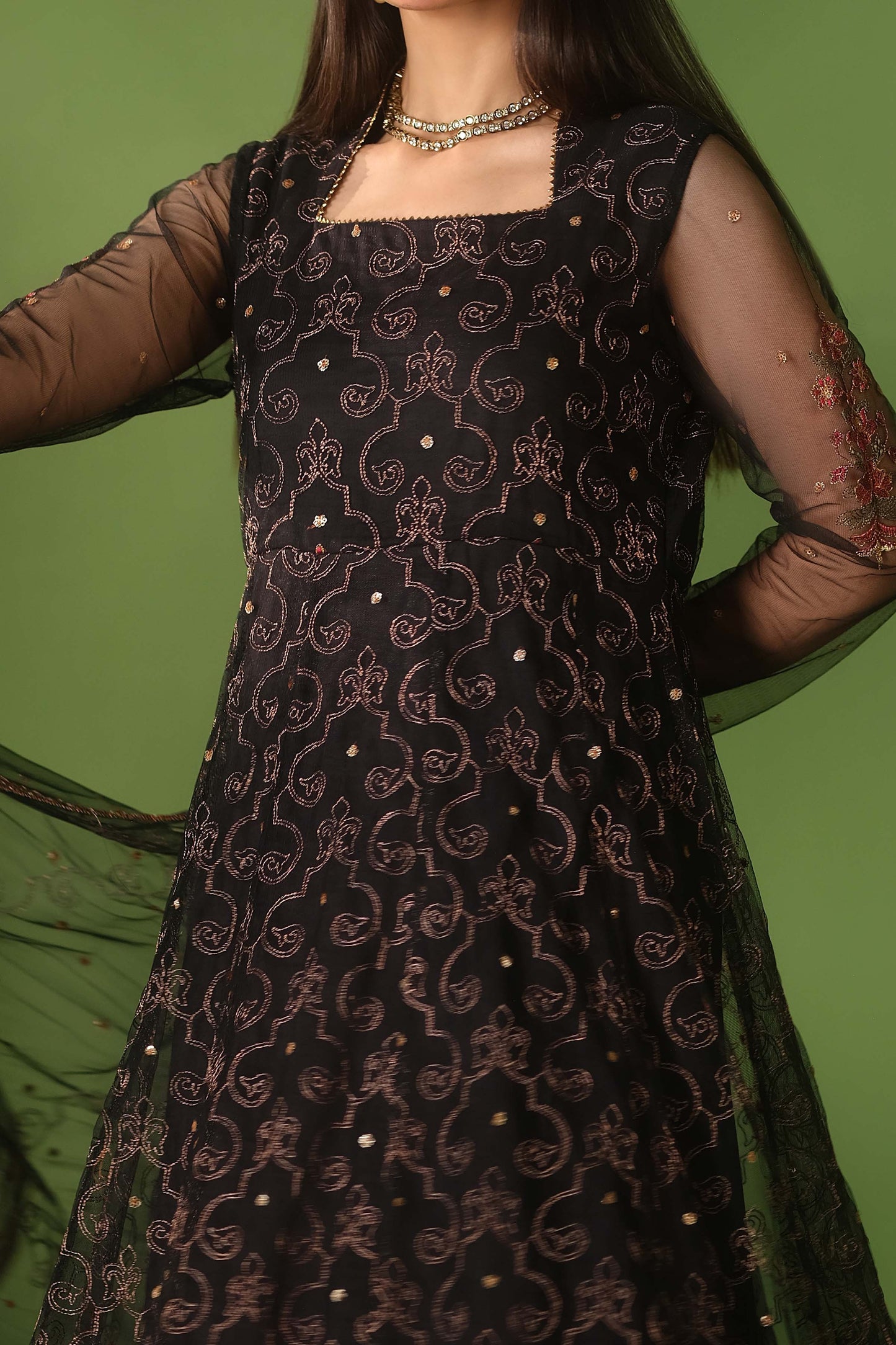 POLY NET | EMBROIDERED