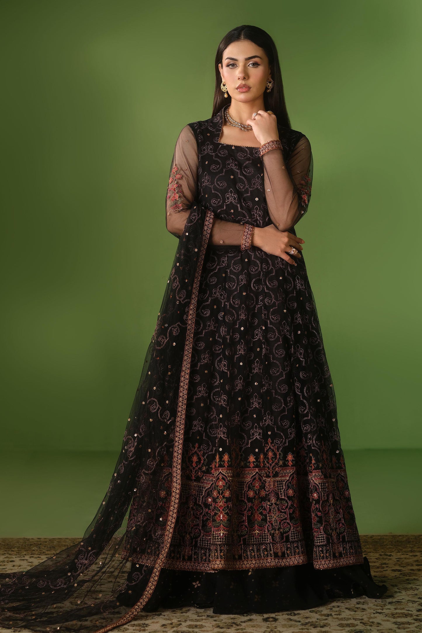 POLY NET | EMBROIDERED